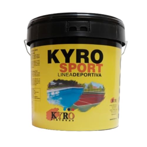 KYRO PINTURAS - Renovador Borde Piscinas - Pintura plástica base agua Blanco Roto - 14L y 4L (14 Litros)