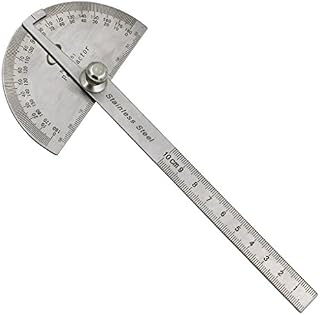rongweiwang Steel Protractor Angle Finder Rule Measure Tool hinist Designer Protractor For hinist Designer