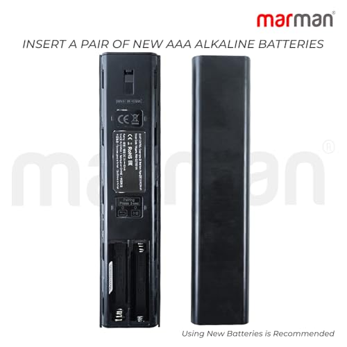 Image of marman Compatible with Samsung Tv Remote Cotrol RM-G2700 V4 Model Suitable for NEO QLED HDTVs 8K Gaming Sequences Along with Voice Command and Bluetooth Connectivity - Pairing Must !
