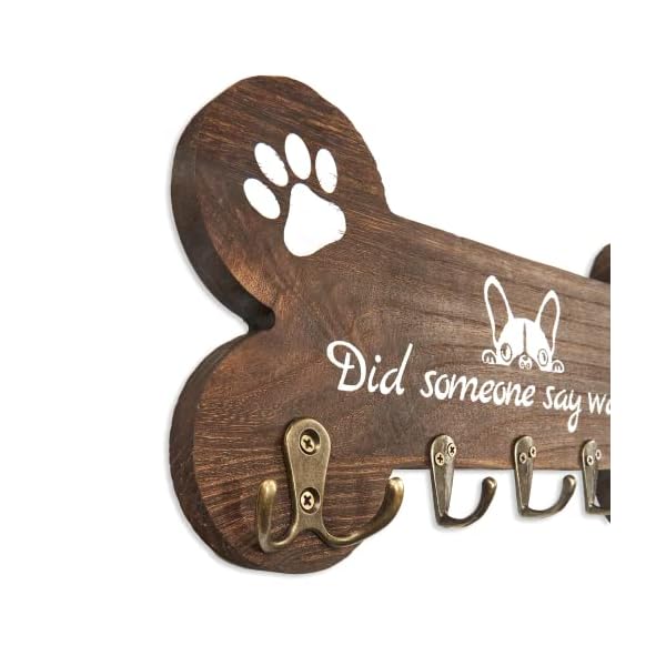 Dog Leash Holder - LAOKETON Bone Shape Key Holder