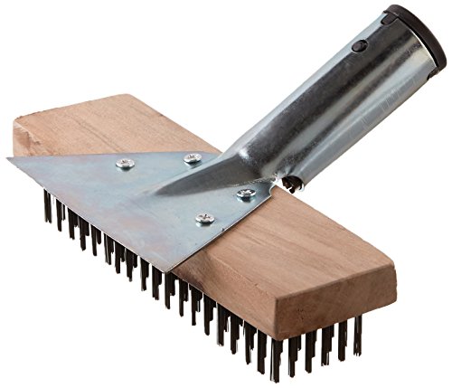 GAM Straight Back Wire Brush with Scraper