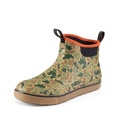 Image of Grundens Men's DECK-BOSS Ankle Boot | Durable, Waterproof