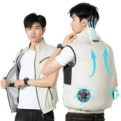 Noraui Storm Fan Jacket, Noraui 2025 Storm Fans, Japanese Fan Jackets, 360 Cooling Vest for Men, Stay Comfortable