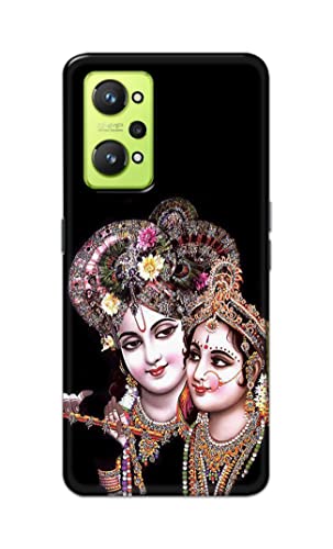 Image of PRINTFIDAA� Printed Hard Back Cover Case for Realme GT Neo 3T 5G Back Cover (Radha Krishna) -2808