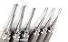 Dental LUXATING Elevators Straight and Curved Set of SIX Elevator German Stainless Steel