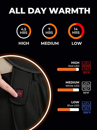 ORORO Adjustable Heated Vest for Men and Women, Electric Vest Base Layer with Battery Pack4