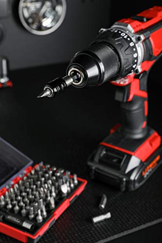 Ares 36000 - One Touch Bit Holder - One Touch Mechanism Makes Bit Change A Breeze - Works With All 1/4-Inch Drive Bits #TOP3