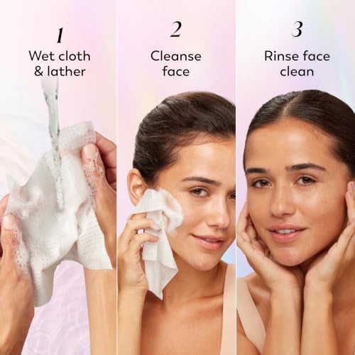 Olay Super Daily Facial Cleansing Cloths, Lathering Face Cleansing Wipes for Daily Cleanser, Single-Use Disposable Cloths (Do Not Flush), 99 Count - image 6