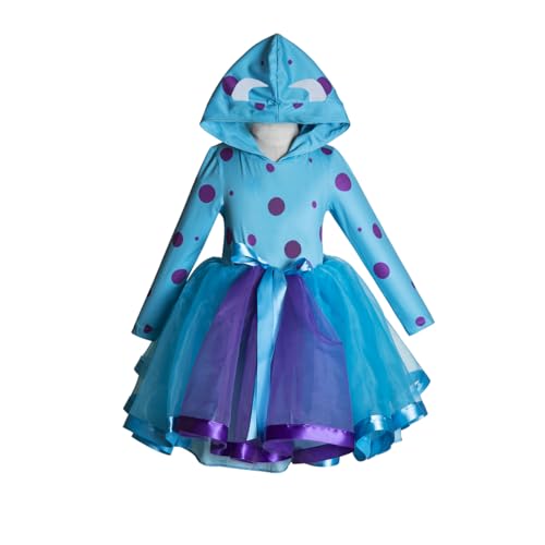 Ruikajia Sulley Toddler Monster Inc Boo Costume Girls Tutu Dress Tutus Mike Dress 5 Years