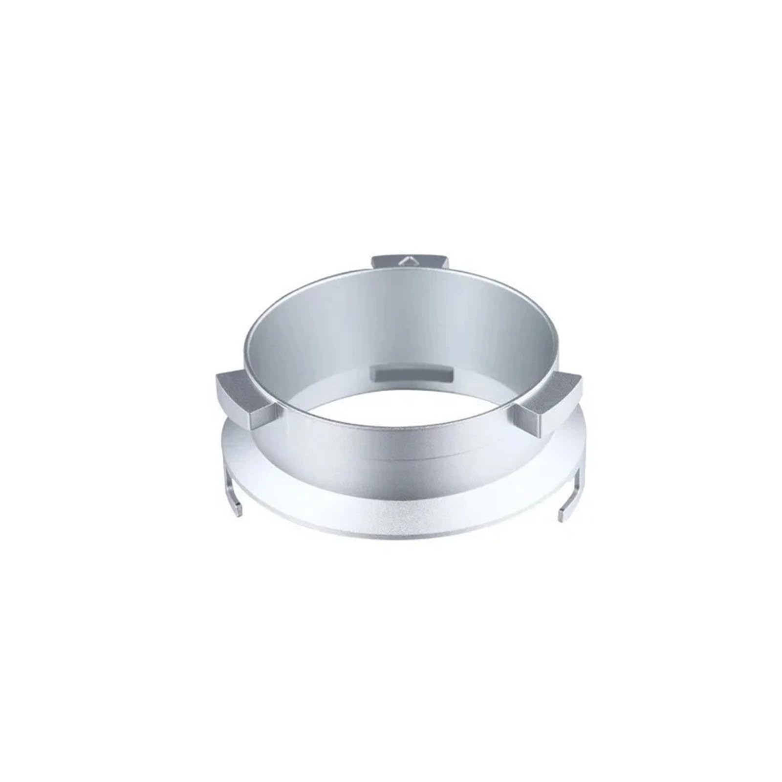 Taza dosificadora de café for EC9335/EC9155/EC9665/EC9355 Anillo dosificador de aluminio Embudo dosificador de 51 mm for portafiltro de 51 mm Café y té(For Delonghi EC9355,Silver Ring)