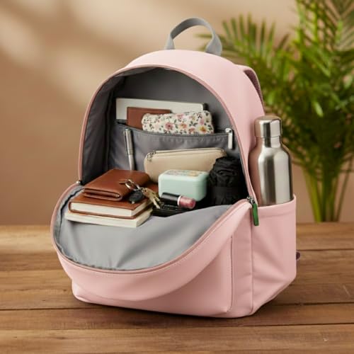 Image of VISMIINTREND College Backpack for Women, Girls |fits 13 Inch Laptop| Nylon Casual Daypack|Stylish Backpack|Bags for Tution | School | Travel |New Year Gifts