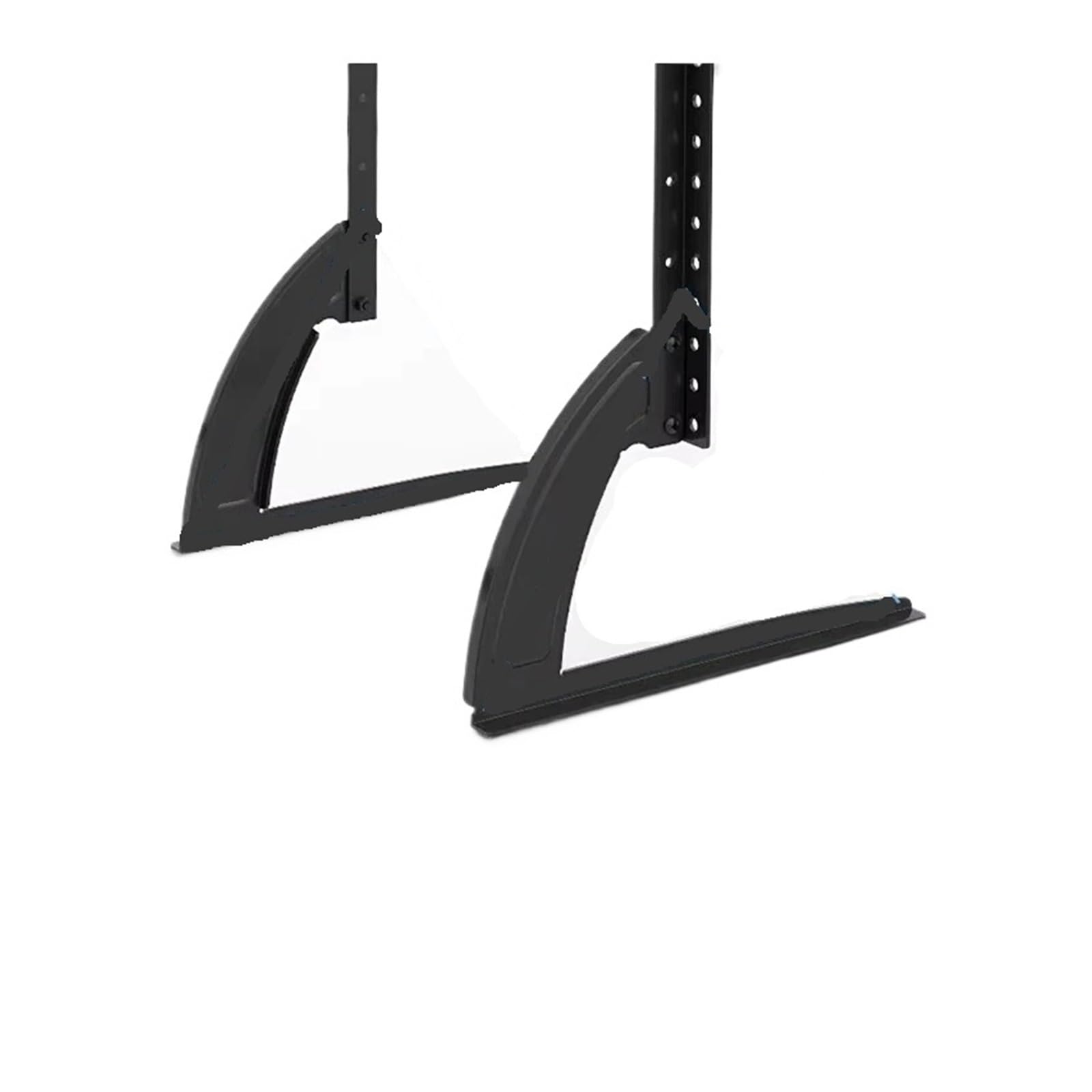 Supporto universale per TV da tavolo, compatibile con TV con schermo da 32 a 75 pollici, base per TV a 3 livelli regolabili in altezza, gambe per TV Max VESA 600 x 400 mm (nero B)