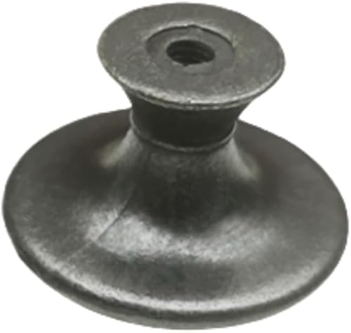 Miniatura 9 de Pomo de bronce antiguo negro de 2 colores para cajón de un solo agujero, cascada redonda americana, accesorios de gabinete de aleación de zinc para