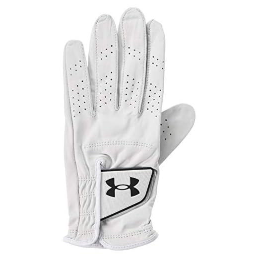 Under Armour Men's Full Finger Gloves UA Piece Tour Gloves (Golf/Men) - Gloves white/ black
