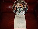 Collector Plate - Gone with the Wind - Golden Anniversary Series Plate #1 - Scarlett and Her Suitors