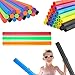 Chochkees Black Pool Noodles Swimming Foam Tube, Floating Thick Noodles for Floating, Pool Accessories, 52