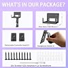 BracNova Wall Mount Kit for Xbox Series X-Steel Wall Mount Shelf Stand with Detachable Controller Holder and Headphone Hook-Safely Store Your Xbox X Console Near or Behind Your TV