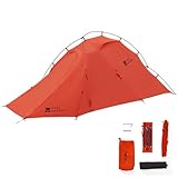 Windhike Tienda de campaña ultraligera, 1,11 kg, montaje rápido, varios tamaños disponibles, adecuado para nieve, camping (UL1 EXO 30D tienda de campaña para 1 persona)