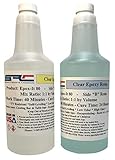 Clear Epoxy Resin for Bar Tops, Encapsulating, or Casting (64 Ounces)