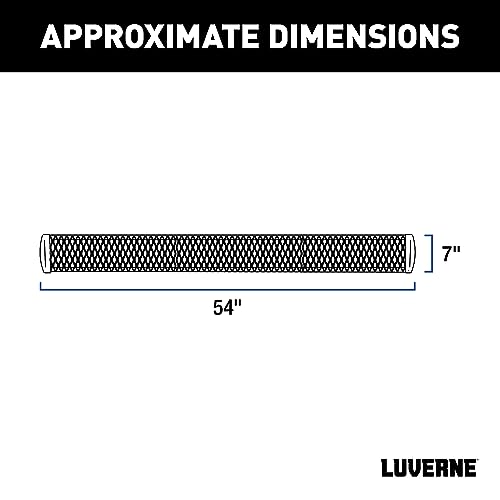 Estribo Luverne Grip Step negro aluminio 54 pulg lado pasajero miniatura 2