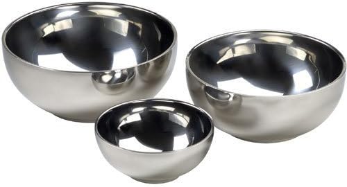 Stainless Steel Bowls / Small Manicure Bowls (Set of 3 Nested Bowls)