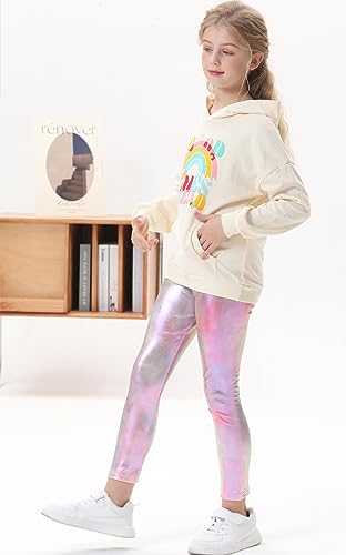 Frogwill Girls Mermaid Scale Leggings Fish Pants 3-11 Years4