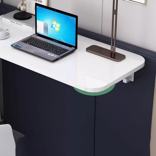 Buanderie murale optimisée avec table pliante et bureau rabattable en bois - 4
