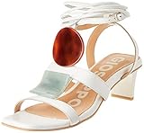 sandalias planas blancas mujer Duraderas SANDALIAS DE TIRAS ANUDADAS EN BLANCO PARA MUJER EDSON