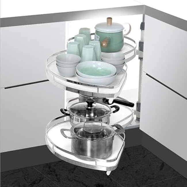 Pull Out Kitchen Storage Kitchen Organizer Kitchen Cabinet Blind Corner Pullout Organizer, Cabinet Cupboard Corner Pull Out Shelf, Kitchen Blind Corner Pull-Out Shelving, Corner Flying Sauc