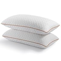 Twirest Shredded Memory Foam 2 Pack Pillow,Soft Hypoallergenic Dust Mite Resistant,Alleviate Neck Pain Hotel Pillow(48 * 74CM)
