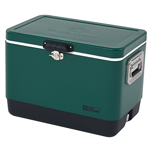 最安値 Tent Factory テントファクトリー メタルクーラーボックス スチールボックス L Tf Mbm51 Gr グリーン 51lの価格比較