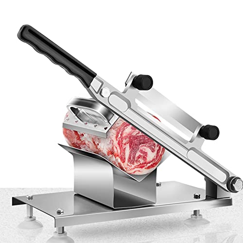 Manuell Gefrorene Fleischschneider, Allesschneider Edelstahl, Fleisch Schneidemaschine für Gefrorene Rinder- und…