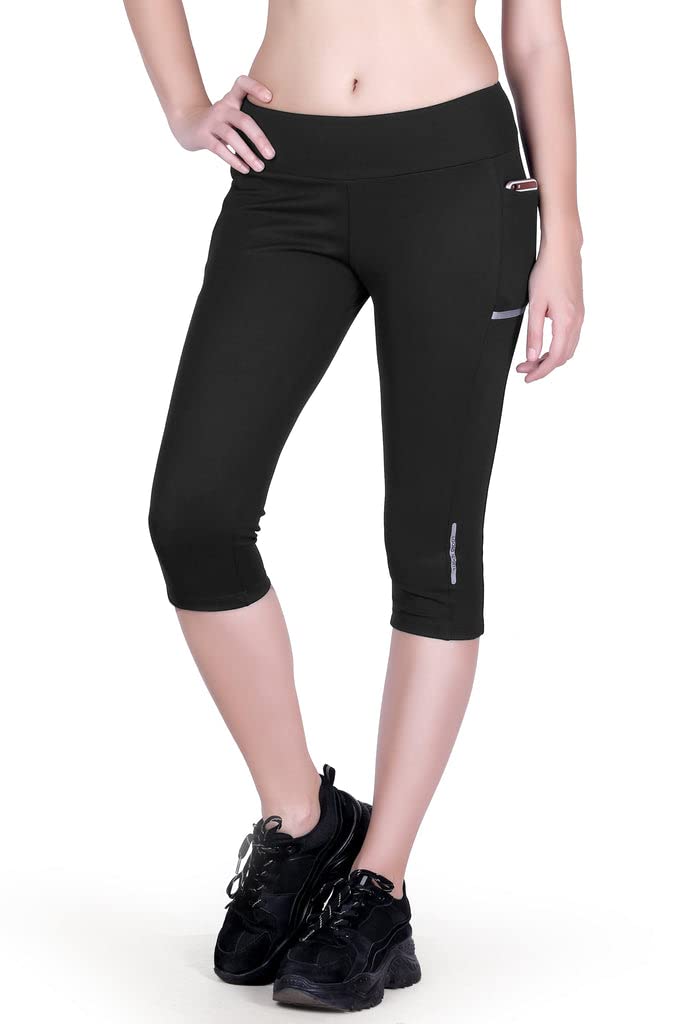 Women's JUST-Dry Gym Workout Fitness Capri-picture-27