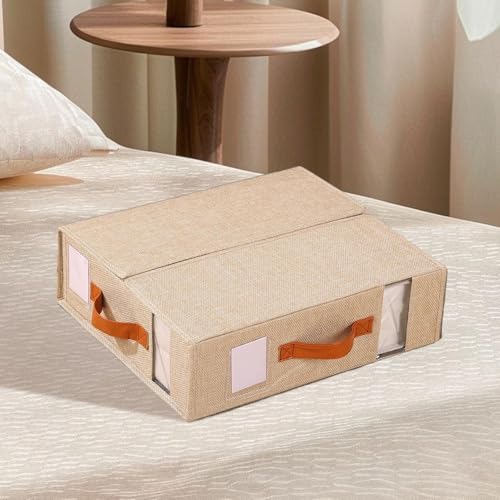 Organisateur de rangement pour draps et linge de lit de placard empilable - 4