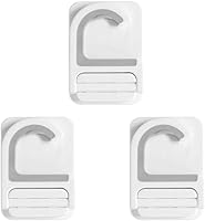 Vista 3 de DOITOOL Ganchos adhesivos para trapeador sin perforaciones, soporte de pared, paquete de 3 ganchos fuertes para organización de herramientas