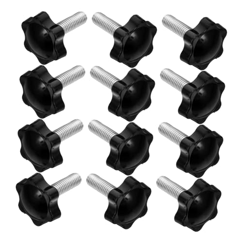 Tornillo de sujeción antioxidante con perillas para apriete manual hexagonal de estrella