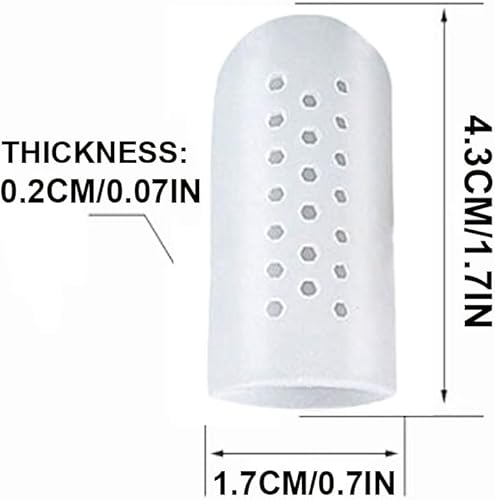 Miniatura 2 de 10 piezas de catre de gel con orificios de aire, protector de dedos de soporte, fundas de gel para dedos, protectores de dedos de gel, protección