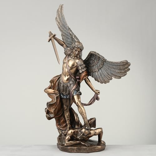 Estatua religiosa de San Miguel Arcángel 14.12 pulg miniatura 5