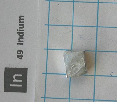 3 Gramm Indium Metal 99,8% - Element 49 Sample - Kostenloser Versand Cover