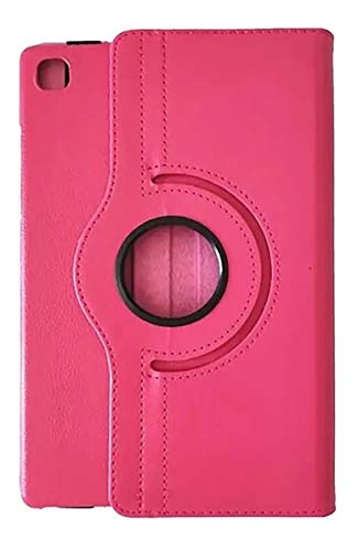 Capa Giratória Tablet Samsung A7 T500 T505 Rosa pink + Caneta