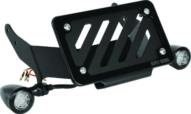 Burly Brand B13-3000TFB Slash Cut Turn Signal and License Plate Kit for Rebel