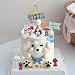 33 Stück Hunde Tortendeko, Mini Hund Tierfiguren,Hunde Kuchen Deko Hundefiguren Cake Topper Hund Party Supplies für Hunde Thema Party, Kindergeburtstag, Babyparty