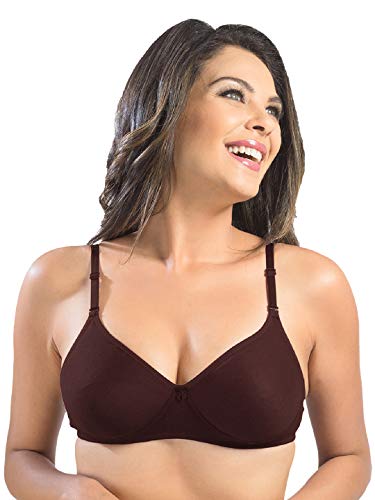 Image of SONARI Women's Non-Padded T-Shirt Bra | Wire-Free, Medium Coverage, Comfortable Polyester-Cotton Blend Fabric | Adjustable Straps, Ideal for Sports Catwalk