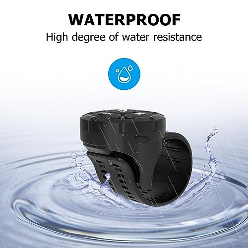 AITOPLUS Controle remoto universal sem fio do volante do carro, à prova d'água, suporte Bluetooth,