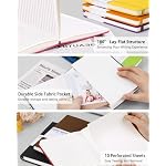 Dynta Hardcover Journal Notebooks, 10 Packs A5 Lined Journals Bulk for Writing 200 Pages/100Sheets, 8.4 x 5.8 inch, 10 Colors Classic Ruled Notebook for Work/Travel/College/Note Taking - Image 3