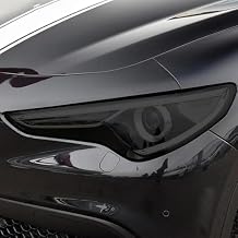 Car Headlight Protective Film Front Light Transparent Smoked TPU Sticker,for Alfa Romeo Giulia 952 Stelvio 949 Accessories