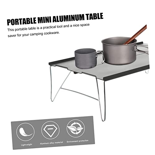 Table de camping pliable compacte et légère pour repas et travail nomade