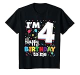 Four 4yr 4th Birthday Happy Birthday Boy 4 Years Old T-Shirt