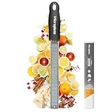 Microplane Râpe à zesteur en couleur Noir pour agrumes, parmesan, ... sur Amazon