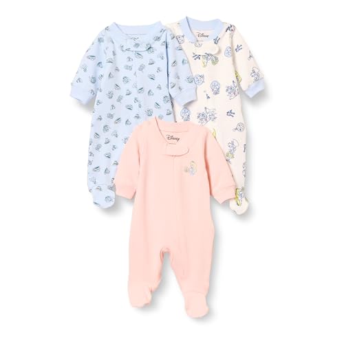 Image of Amazon Essentials Disney | Star Wars | Princess Baby Girls' Cotton Coveralls, Pack of 3